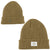 Ranger Tugs Ribbed Cuffed Beanie in Brown Sepia