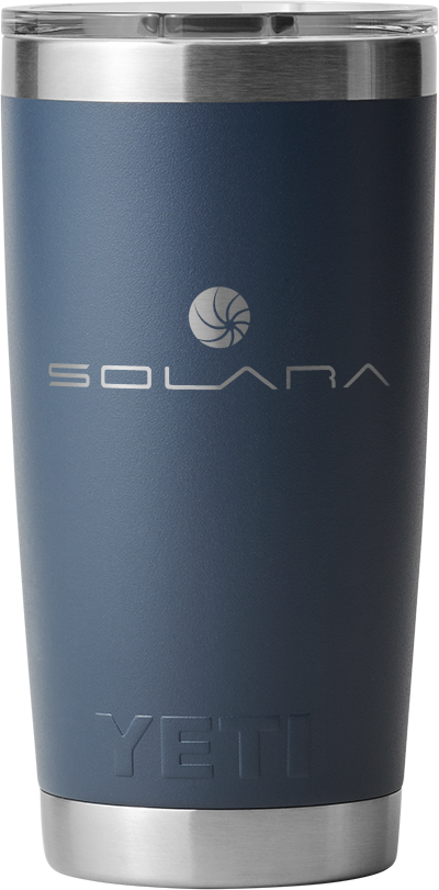 Solara Yeti 20 oz. Rambler Tumbler